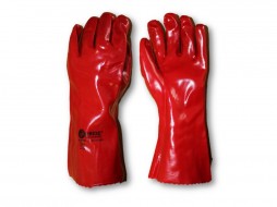 Glove, Pride, PVC Full coated 20cm long cuf