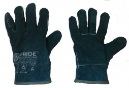 PRIDE LINED 5CM CUFF LEATHER GLOVES