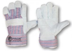 PRIDE LEATHER CANDY STRIPE GLOVES